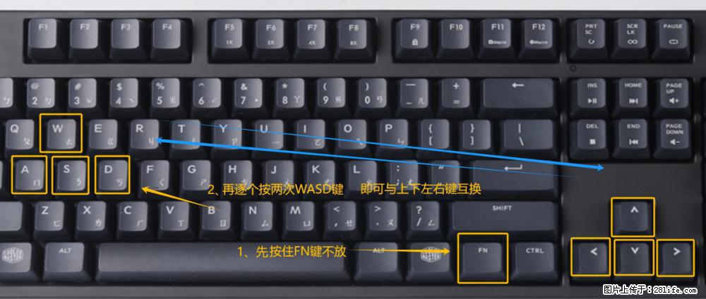 键盘，怎样把wasd键与上下左右方向键互换？ - 生活百科 - 十堰生活社区 - 十堰28生活网 shiyan.28life.net