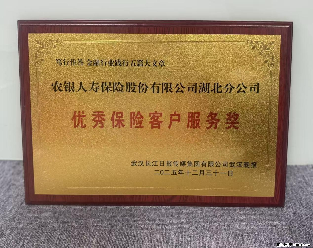 农银人寿湖北分公司荣膺“优秀保险客户服务奖”和“优秀消费者权益保护金融机构”两个奖项 - 十堰生活资讯 - 十堰28生活网 shiyan.28life.net